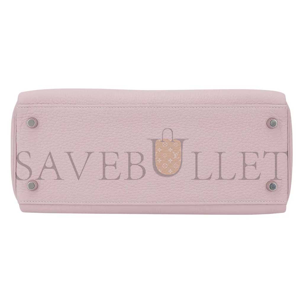 HERMÈS KELLY 25 TOGO FANTASY PURPLE SILVER BUCKLE (25*17*7cm)